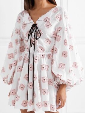 Caroline Constas Olympia Metallic Dress